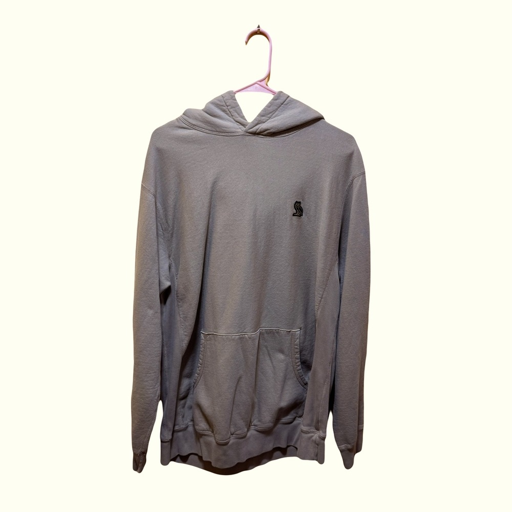 Beige OVO pullover hoodie! Drake brand